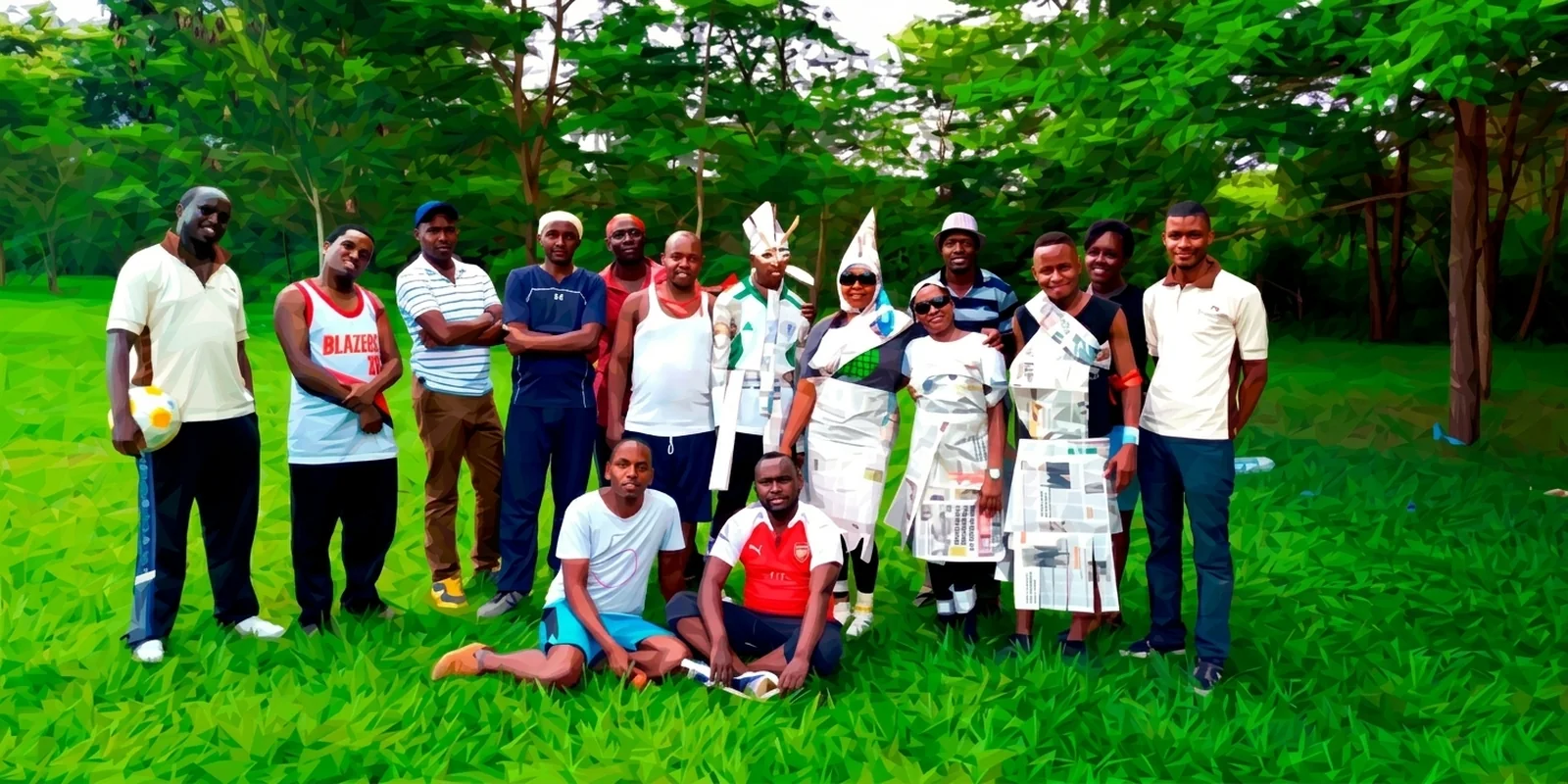 The DSL Systems and Solutions team at a team building session